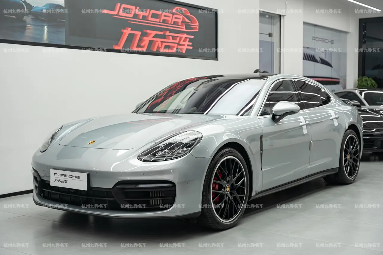 2021款保时捷 Panamera 4S 2.9T银灰色，0过户 2.9万公里报价96.8万！